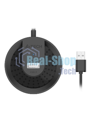 Разветвитель USB 2.0 A4Tech HUB-20 4порт. черный