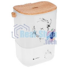 Увлажнитель воздуха LORIOT Light LHS-C300M белый, 25 м², 3 л, ультразвуковой, ароматизация, верхний залив воды, регулировка интенсивности, механическое управление, подсветка