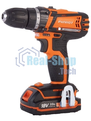 Дрель-шуруповерт аккумуляторная Patriot BR 181UES, Аккумуляторная, 21В, 2 АКБ, Кейс