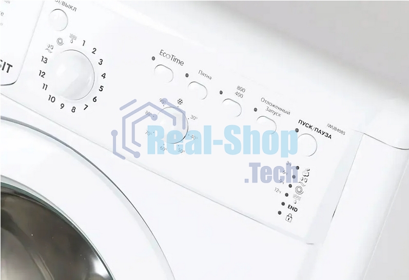 Стиральная машина Indesit IWUD 4085 белый, загрузка фронтальная 4 кг, 800 об/мин., класс: А