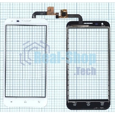 Сенсорное стекло (тачскрин) для Fly IQ454 EVO Tech 1, белое