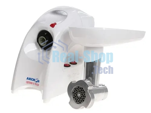 Мясорубка электрическая Аксион М41.04 белый мощность - 1700 Вт, производительность – 2 кг/мин