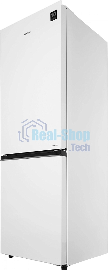 Холодильник Hitachi R-B410PUC6 PWH белый двухкамерный 215/105л морозилка снизу, No Frost