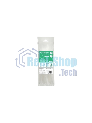 Стяжка кабельная 150х3.6 белый (уп.100 шт) SE IMT15036W