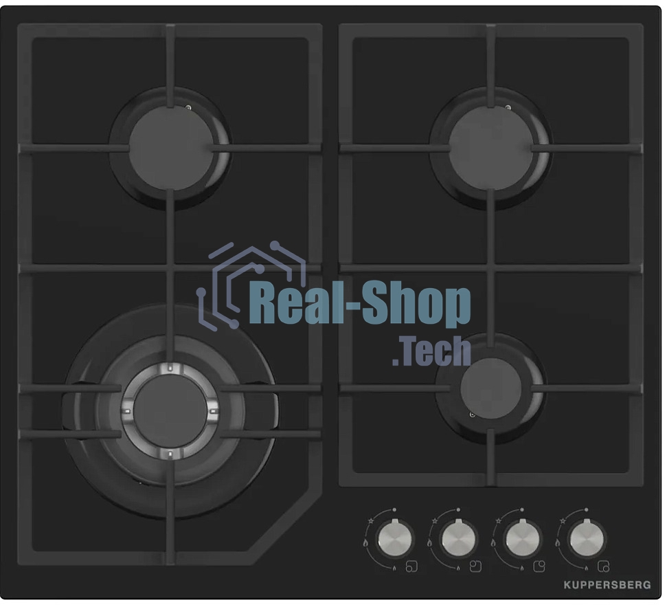 Газовая варочная поверхность Kuppersberg TG 68 B черный