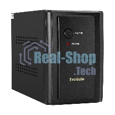 Источник бесперебойного питания ExeGate EX292606RUS SpecialPro UNB-2000.LED.AVR.1SH.2C13 2000VA/1200W, LED, AVR,1*Schuko+2*C13, металлический корпус, черный