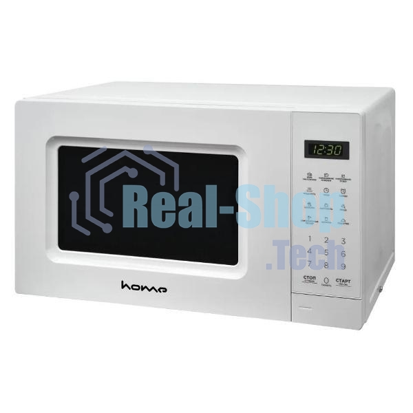 Микроволновая печь Home HDM207BW белый, 20 л, 700 Вт, переключатели — сенсор