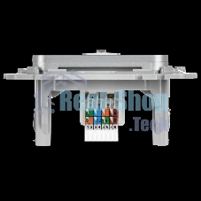 Розетка компьютерная RJ45 категория 6 UTP РК6-1-0-ФлА алюминий FLITE