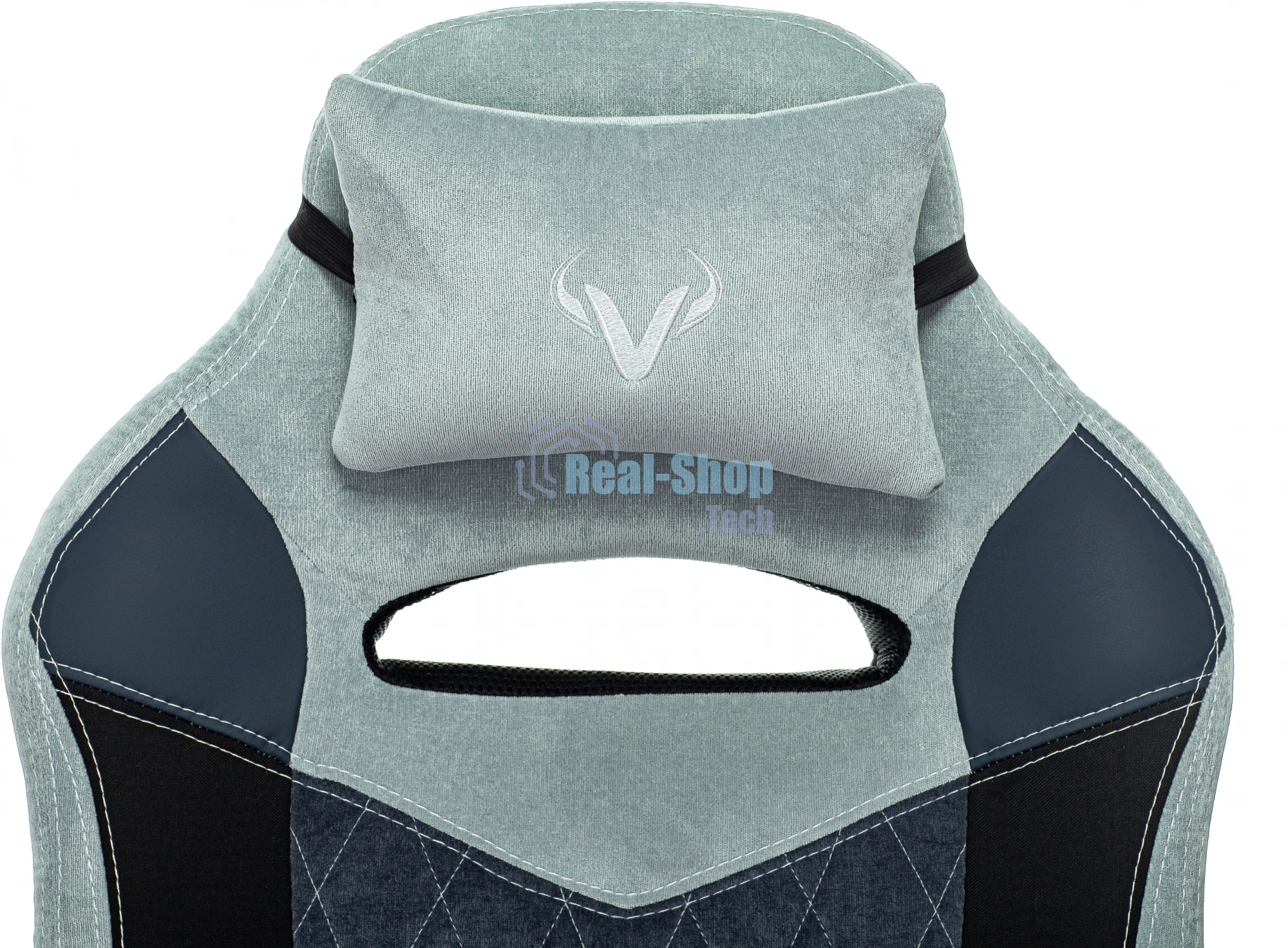 Кресло игровое Бюрократ VIKING 6 KNIGHT BL FABRIC синий, крестовина металл/пластик