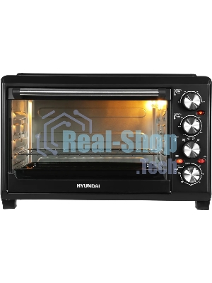 Мини-печь Hyundai MIO-HY086 38 л, 1600 Вт, черный
