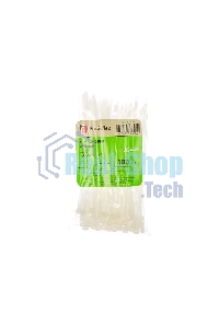 Нейлоновые стяжки Fortisflex КСС 4х150 мм белый 100 шт