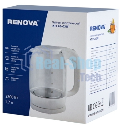 Чайник электрический Renova KT17G-03W