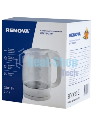 Чайник электрический Renova KT17G-03W