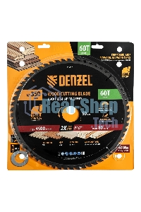 Пильный диск по дереву Denzel ф350 х 50 мм, 60 зубьев 733707