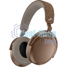 Беспроводные/проводные наушники Sennheiser Momentum 4 Wireless коричневый, полноразмерные, Bluetooth + проводной, активное шумоподавление, до 60 ч