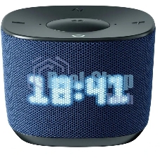 Умная колонка Sber Boom Home, 8Вт, с экраном, 1 динамик, часы, мультирум, TWS, Zigbee хаб, Wi-Fi, Bluetooth 5.0, Zigbee, Салют, морской
