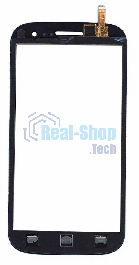 Сенсорное стекло (тачскрин) для Fly IQ451 Quattro Vista, черное