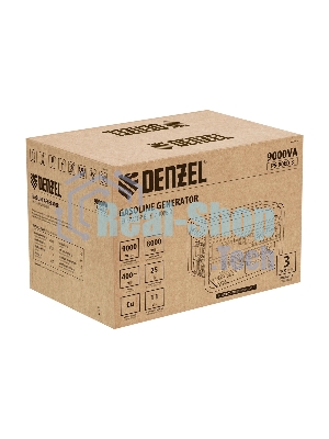 Электрогенератор бензиновый Denzel PS 90 ED-3, 9 кВт, 85 дБ, 90 кг