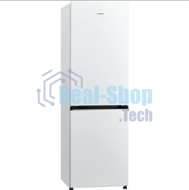 Холодильник Hitachi R-B410PUC6 PWH белый двухкамерный 215/105л морозилка снизу, No Frost