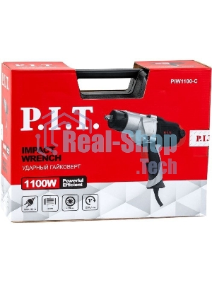 Гайковерт P.I.T. PIW1100-C 1100Вт патрон:быстрозажимной (кейс в комплекте)
