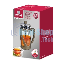 Френч-пресс Rondell Impressia Bronze RDS-1234, 0.6л, бронзовый