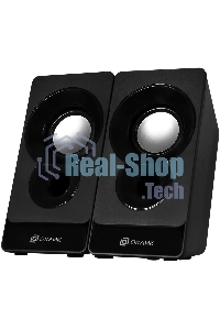 Акустическая система Oklick OK-165 2.0 черный 6Вт