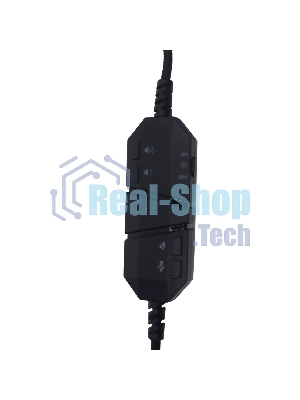 Гарнитура Raskat Strike 3U чёрный, проводная, USB, съёмный микрофон, подсветка