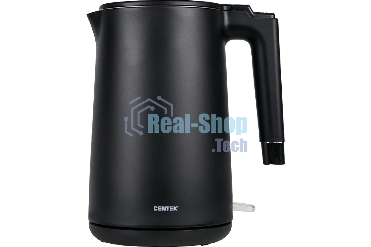 Чайник электрический Centek CT-1011 черный, 2200 Вт, 1.5 л