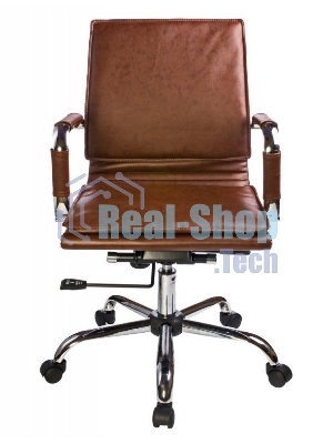 Кресло Бюрократ CH-993-Low/Brown коричневый, экокожа