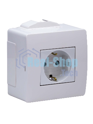 Коробка для миниканалов с силовой розеткой 10482 DKC