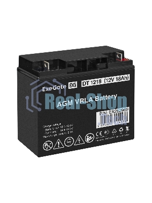 Батарея для ИБП ExeGate DT 1218 (12V 18Ah), клеммы под болт М5