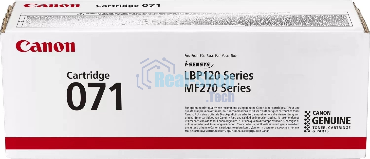 Картридж лазерный Canon 071 5645C002 черный (1200 стр.) для Canon i-SENSYS LBP122dw/MF272dw/MF275dw