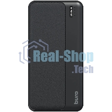 Портативный аккумулятор Buro BPF10A 10000mAh QC3.0/PD3.0 22.5W 2.1A 2xUSB-A/USB-C черный
