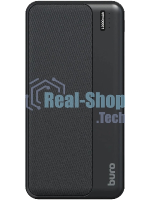 Портативный аккумулятор Buro BPF10A 10000mAh QC3.0/PD3.0 22.5W 2.1A 2xUSB-A/USB-C черный