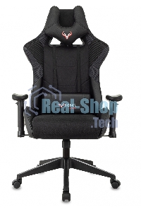Кресло игровое Бюрократ VIKING 4 AERO BLACK EDITION черный искусст.кожа/ткань