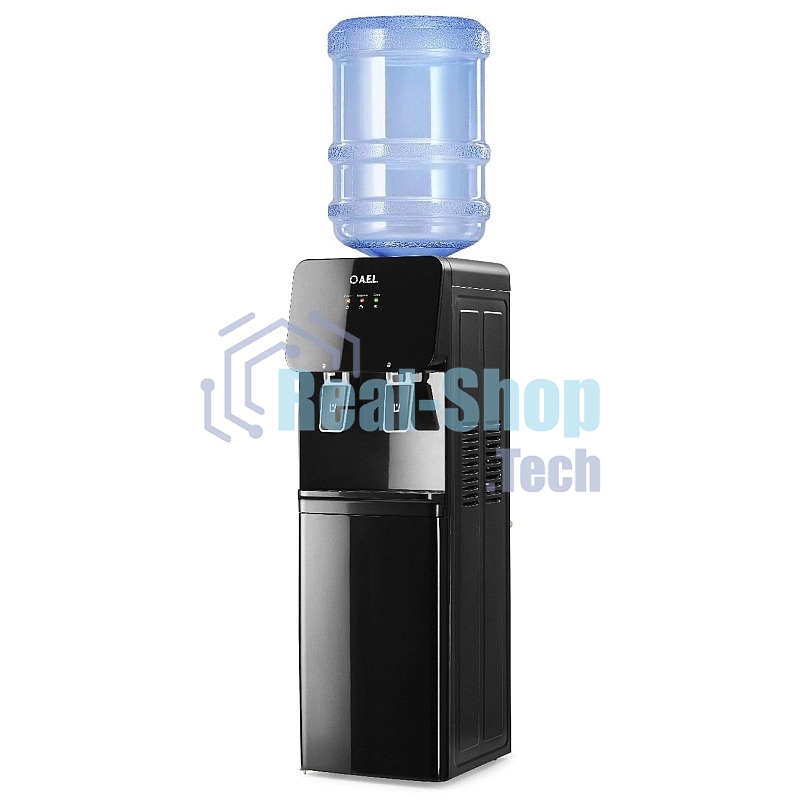 Кулер для воды AEL LD-85c full, верхняя загрузка, нагрев 95 °С, охлаждение 8 °С, черный