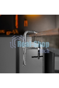 Струбцина Denzel F-образная, 80x200 мм, кованая