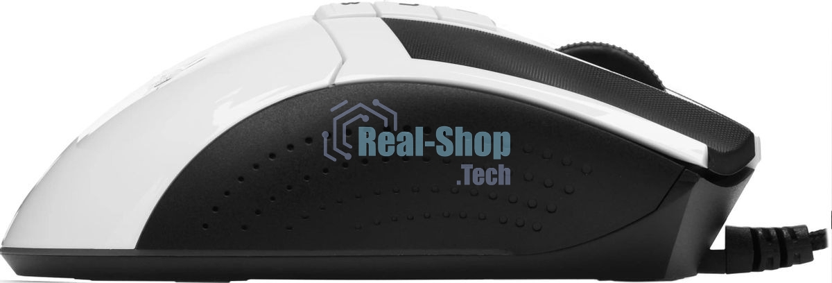 Мышь проводная A4Tech Bloody W90 Max белый/черный, 10000 dpi, USB, кнопки - 10