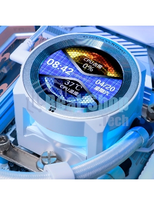 Система жидкостного охлаждения Thermalright Core Vision 360 (360mm, LED, White, ARGB/Fans: 3x120mm, 72.37CFM, 27.7dBA, 2000RPM/Pump height 66mm, Rad thickness 27mm/S: 1700, 1200, 1851, 115X, 2011, 2066, AM5, AM4)