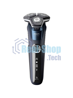 Электробритва роторная Philips S5885/10 реж.эл.:3 питан.:аккум. темно-синий