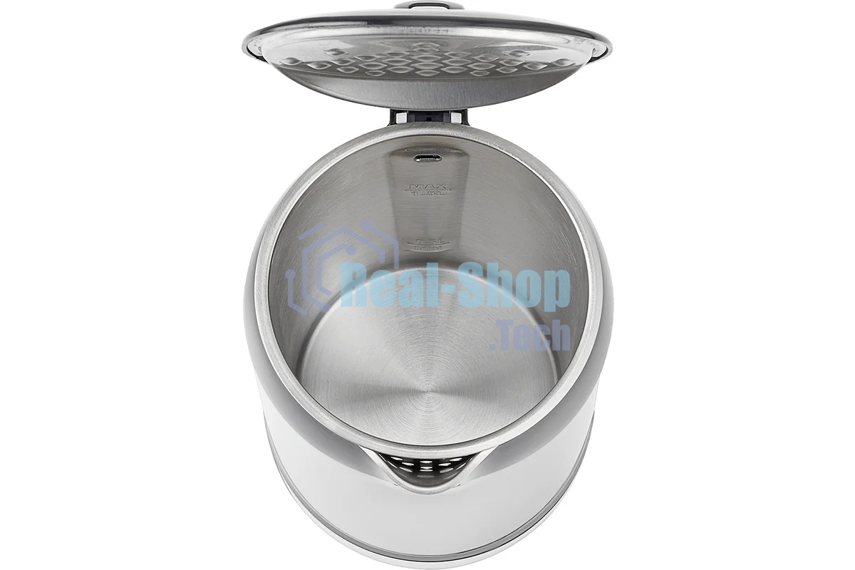 Чайник электрический Centek CT-1010 белый, 2200 Вт, 1.5 л