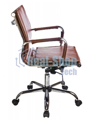 Кресло Бюрократ CH-993-Low/Brown коричневый, экокожа