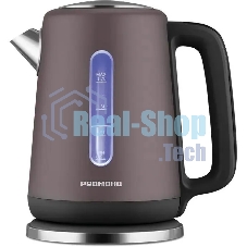 Чайник электрический Redmond KM238 1.7 л, 2200 Вт, серо-коричневый