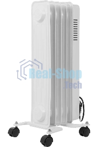 Обогреватель масляный Ballu Comfort BOH/CM-05WDN 1000 (5 секций) белый, 1000 Вт, 15 м2, термостат