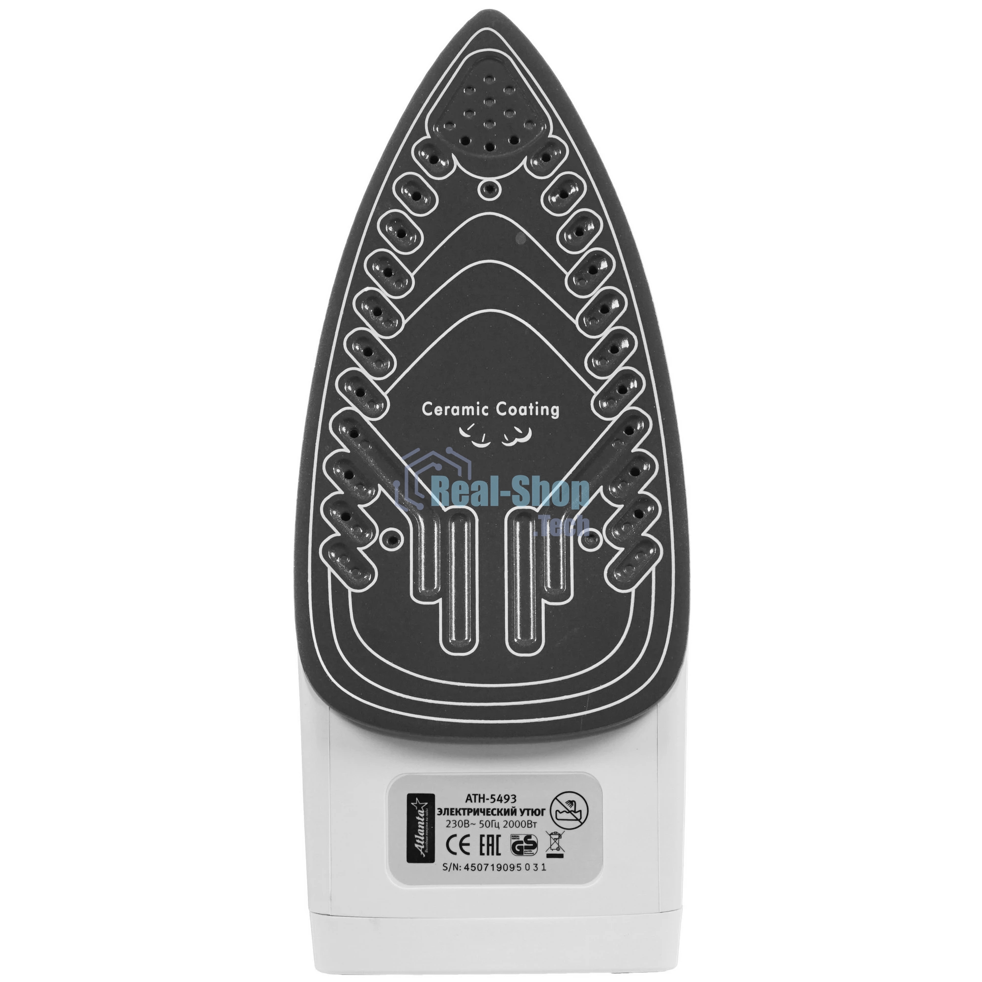 Утюг Atlanta ATH-5493 черный с пароувлажнением