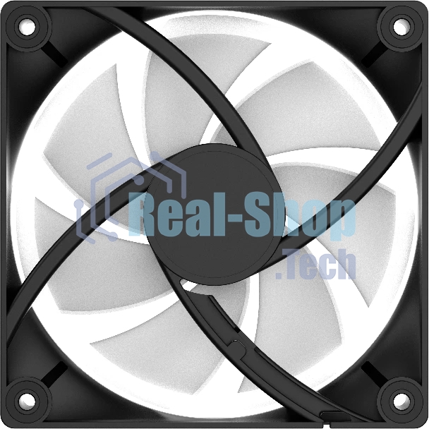 Вентилятор для корпуса Ocypus Delta F12 BK, 120x120x25мм, 4-PIN PWM, 500-2000 RPM, 29 DBA MAX, HYDRO BEARING