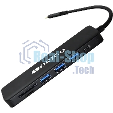 USB-концентратор ORIGO OU3340PD, USB-C, 3xUSB 3.0/USB Type-C/PD 3.0/HDMI/SD/TF/microSD, USB Type-C