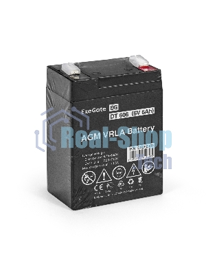 Батарея для ИБП ExeGate DT 606 (6V 6Ah), клеммы F1