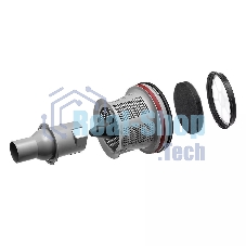 Пылесос Kitfort КТ-5152 серый/красный, 700 Вт, уборка сухая, пылесборник контейнер 1.6 л