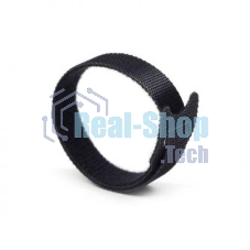 Хомут-липучка Lanmaster LAN-VCM125-BK 125x12 мм (упак: 20 шт) нейлон/полиэтилен внутри помещений черный